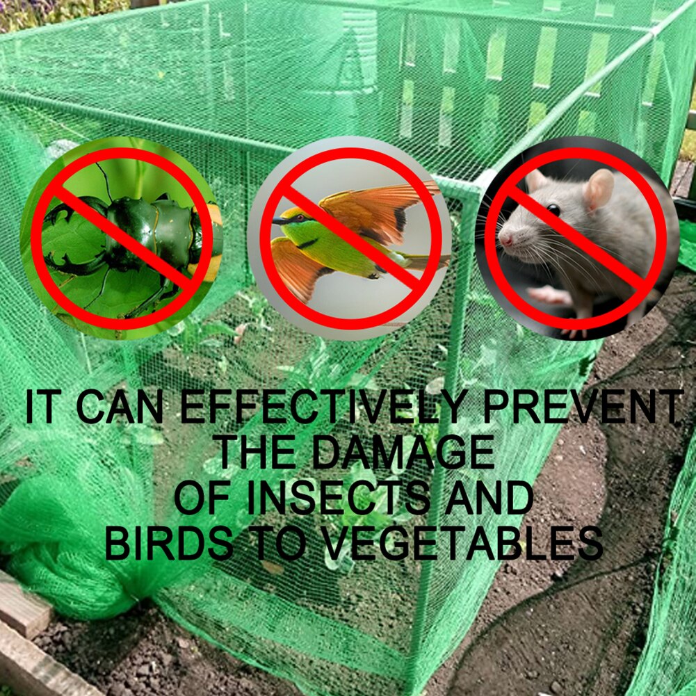 Have plantebeskyttelse net net telt grill vagt af tomat blomst mod hjorte dyr kaniner frost fugle egern udendørs