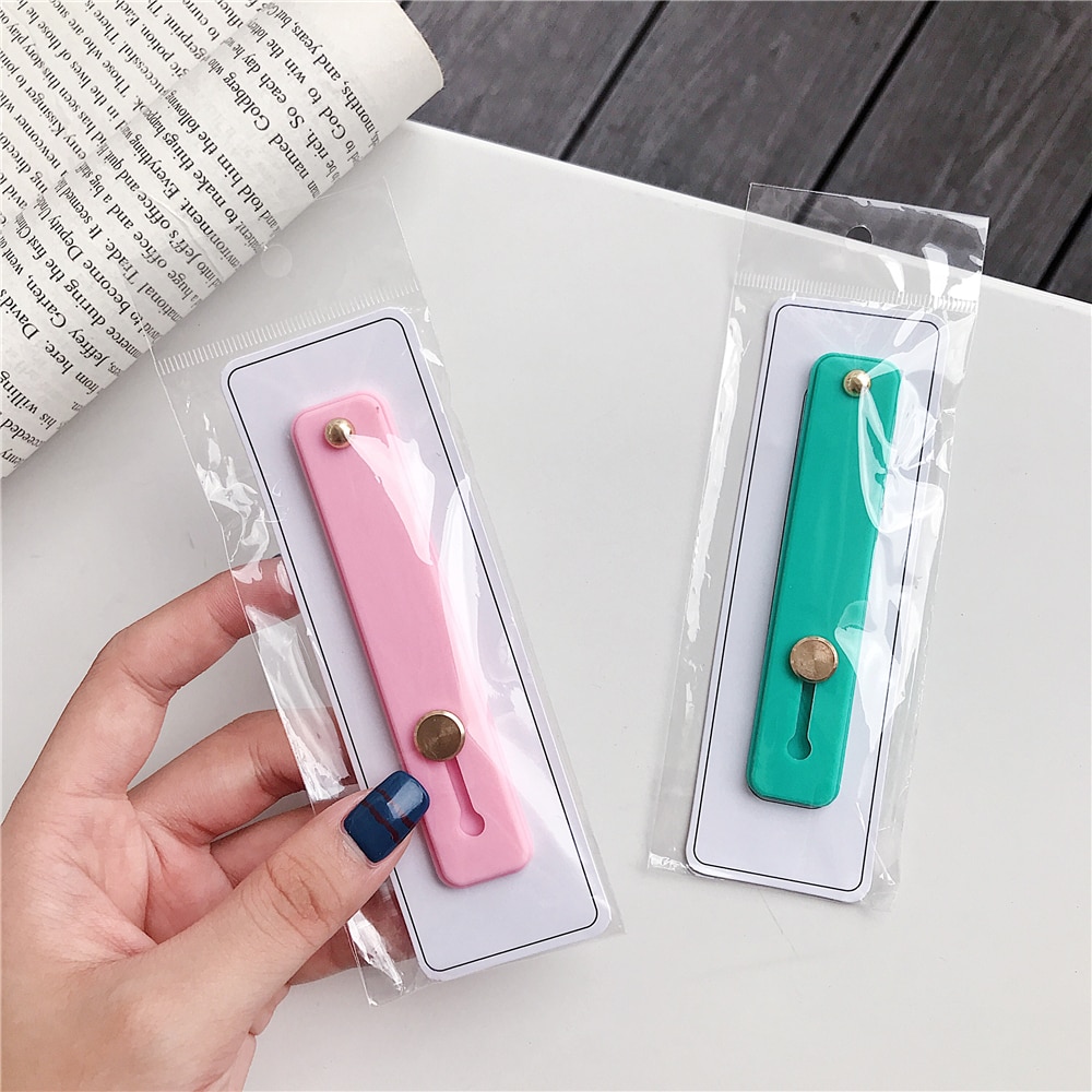 Silicone Finger Ring Push Pull Grip Stand Bracket Ring Holder Phone Hand Band Holder Phone Accessories cell phone holder