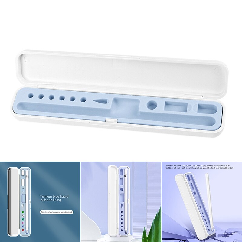 Storage Box for Apple Pencil,Multifunctional Portable Hard Cover Portable Case for Apple Pencil1/2