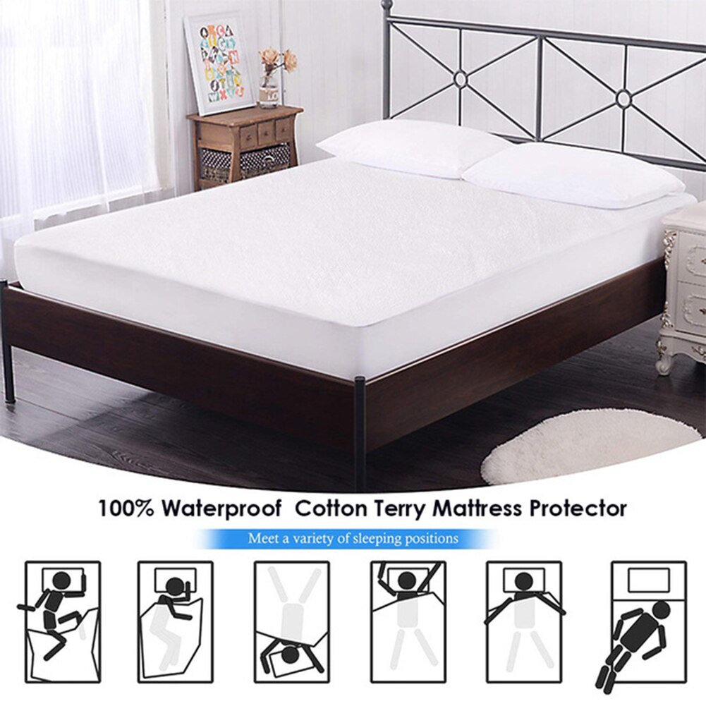 LTP Cloth Waterproof Bed Sheet For Mattress Pad & Topper With Band Bed Protector Waterproof Mattress Protector