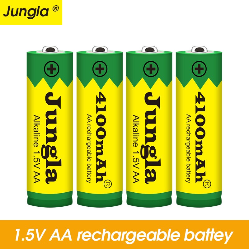 2 ~ 20 stks/partij AA oplaadbare batterij 4100mah 1.5V Alkaline Oplaadbare batery voor led licht speelgoed mp3