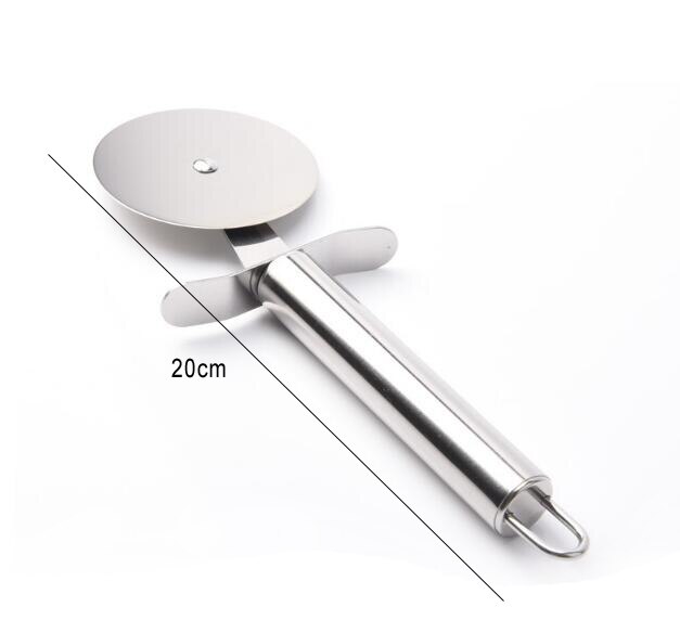 6 7 8 tommer premium non-stick pizza pan bakeware kulstofstål pizza plade rund dyb skål pizza pan bakke skimmel bageværktøj gyh: Pizza rullekniv