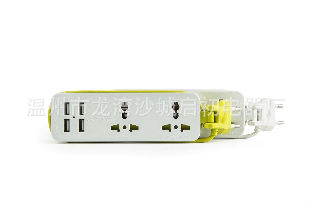 EU socket 220V10A universal 4 usb port wall face plate power cube usb wall socket eu