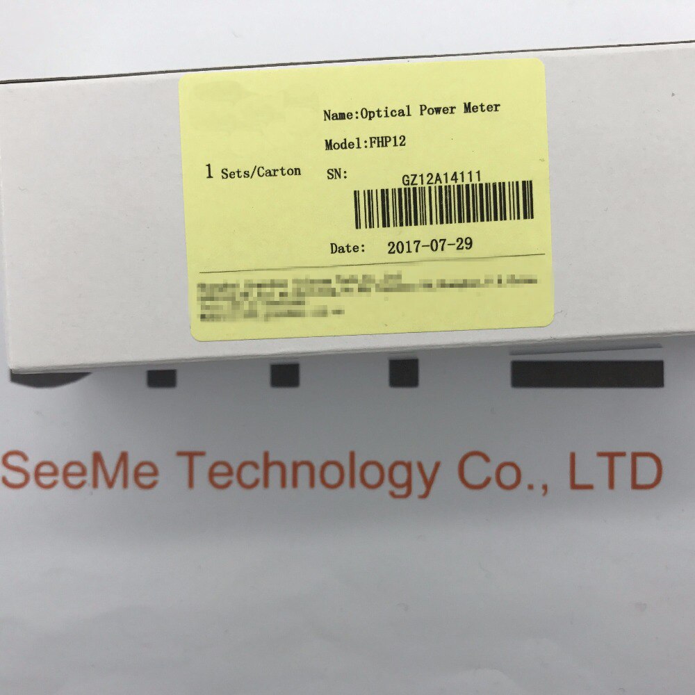 Telecommuniation FHP12A Handheld Mini Fiber Optische Power Meter F2H FHP12-A -70 ~ + 10 Dbm GZ12A14111