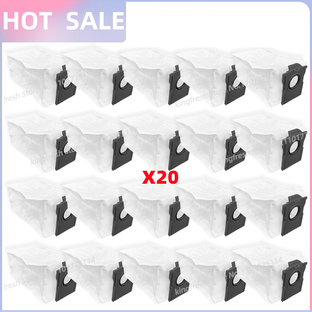 Compatibile con ( Dreame L50 pro ultra / Dreame X50 ultra / Dreame X50 maestro ) Parti per Aspirapolvere Rullo Principale Spazzola Laterale Filtro HEPA Panno per Pulizia Sacchetto della Polvere Accessori: Beige