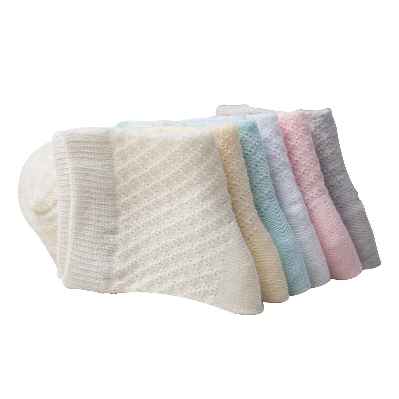 6 Paare/los Sommer Baby Socken Baumwolle Knöchel Länge Kleinkind Socken für Jungen Mädchen 1-2 Jahre mischen Farben