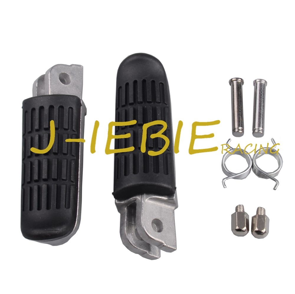 Front Footrest Foot Pegs For Honda NT700 CB500 CB600F Hornet NT400 NTV600 VT250 CB400 CBF600 CBF1000 CBR600F CBR1000F