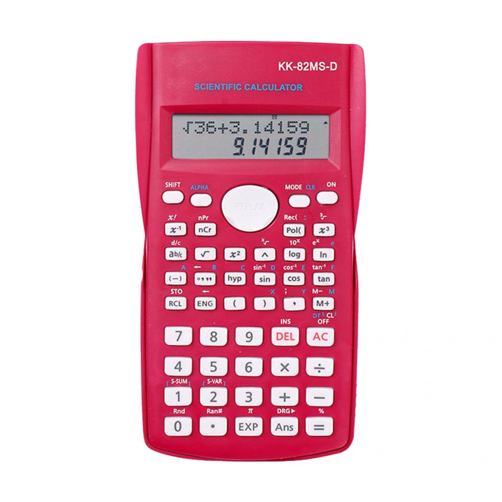 Plastic Handheld Calculator Wide Application 12-Digit Mathematical Electronic Calculator