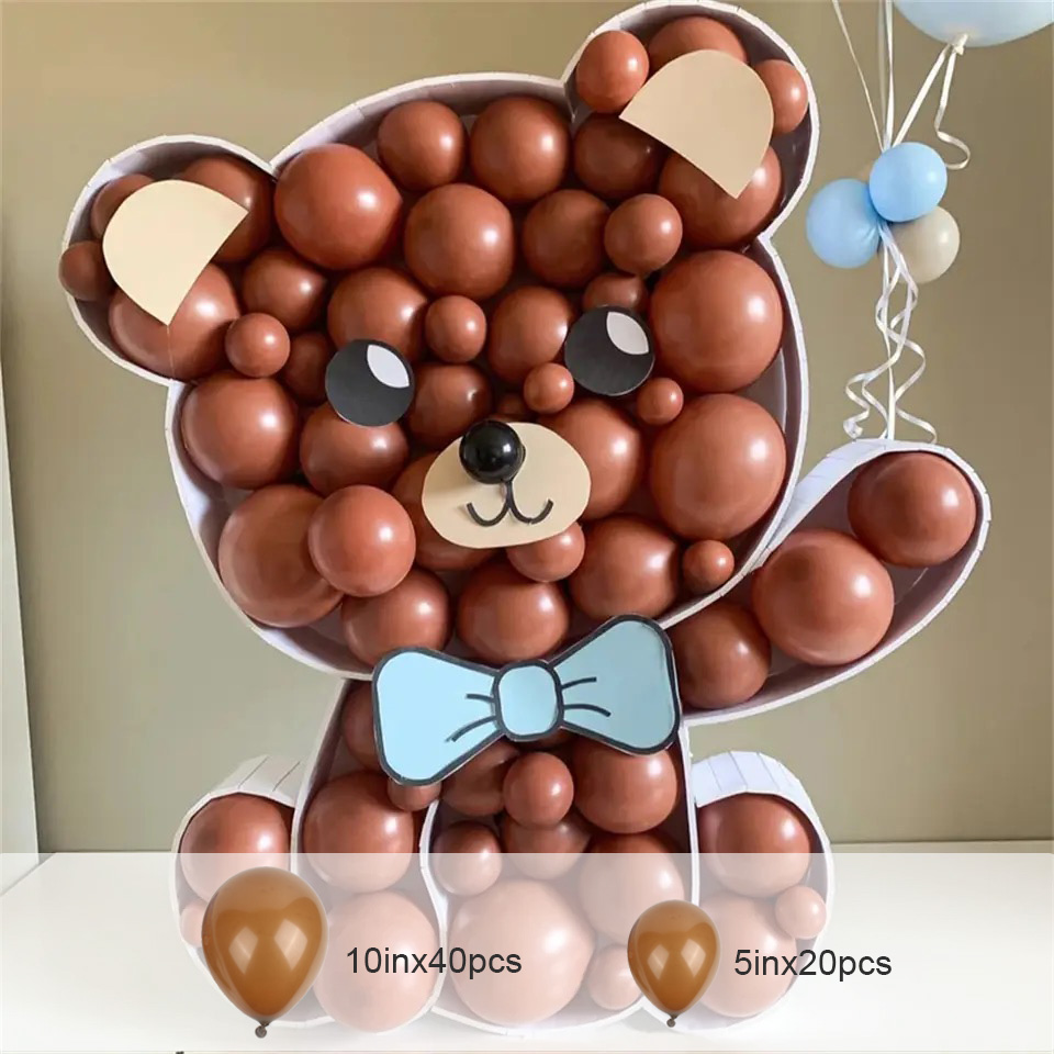 110cm Elephant Shape Mosaic Balloon Frame DIY Mosaic Filling Box Baby Shower Kids Birthday Party Wedding Jungle Safari Backdrop: Fluorescence Yellow