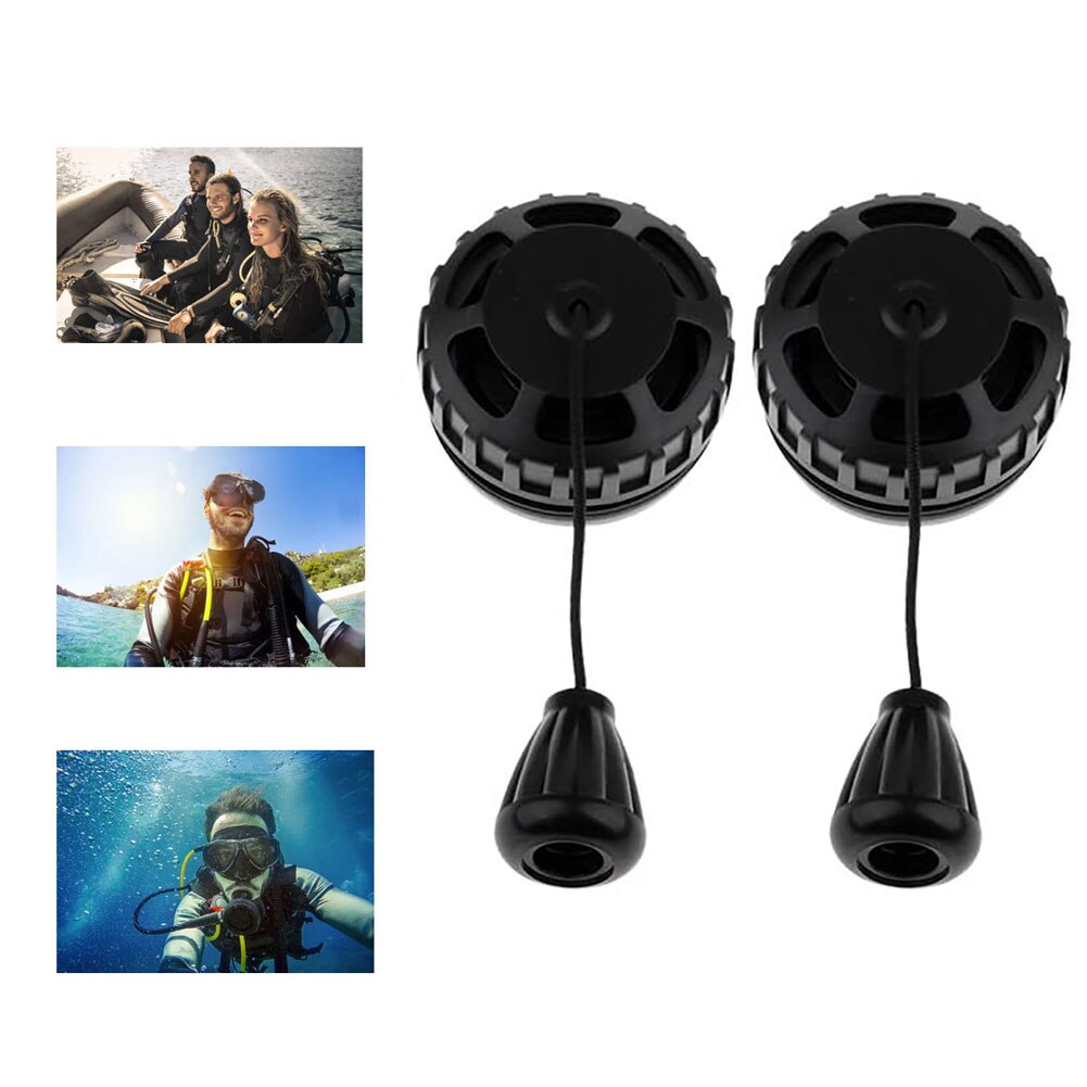 Scuba Tank Valve Diving Scuba Regulator Valve Overpressure Valve Scuba Diving Equipment 2PCS Diving ABS Scuba Tank Valve