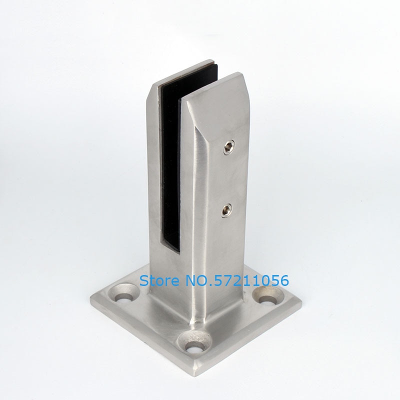 Stainless Steel Clamp Deck Mount Pool Fence Glass Fence Spigot Balustrade Floor Deck Mount Support Clamp Glass Holder