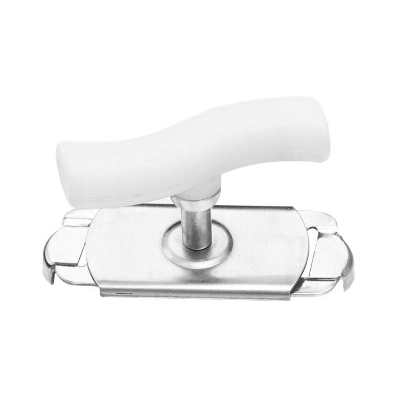 Stainless Steel Screwing Can Opener Labor-saving Lids Off Jar Opener Adjustable Multifunction Bottle Capping Screw Device Tools: white