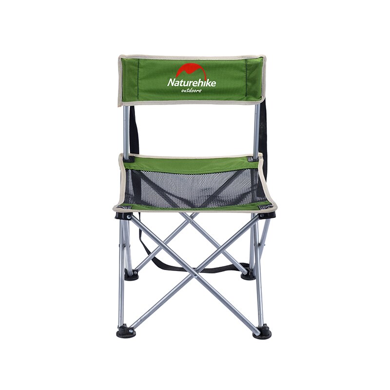 Naturehike foldbar campingstol bærbar udendørs fiskeri strandstol lille campstol  nh16 j 001- j: Grøn