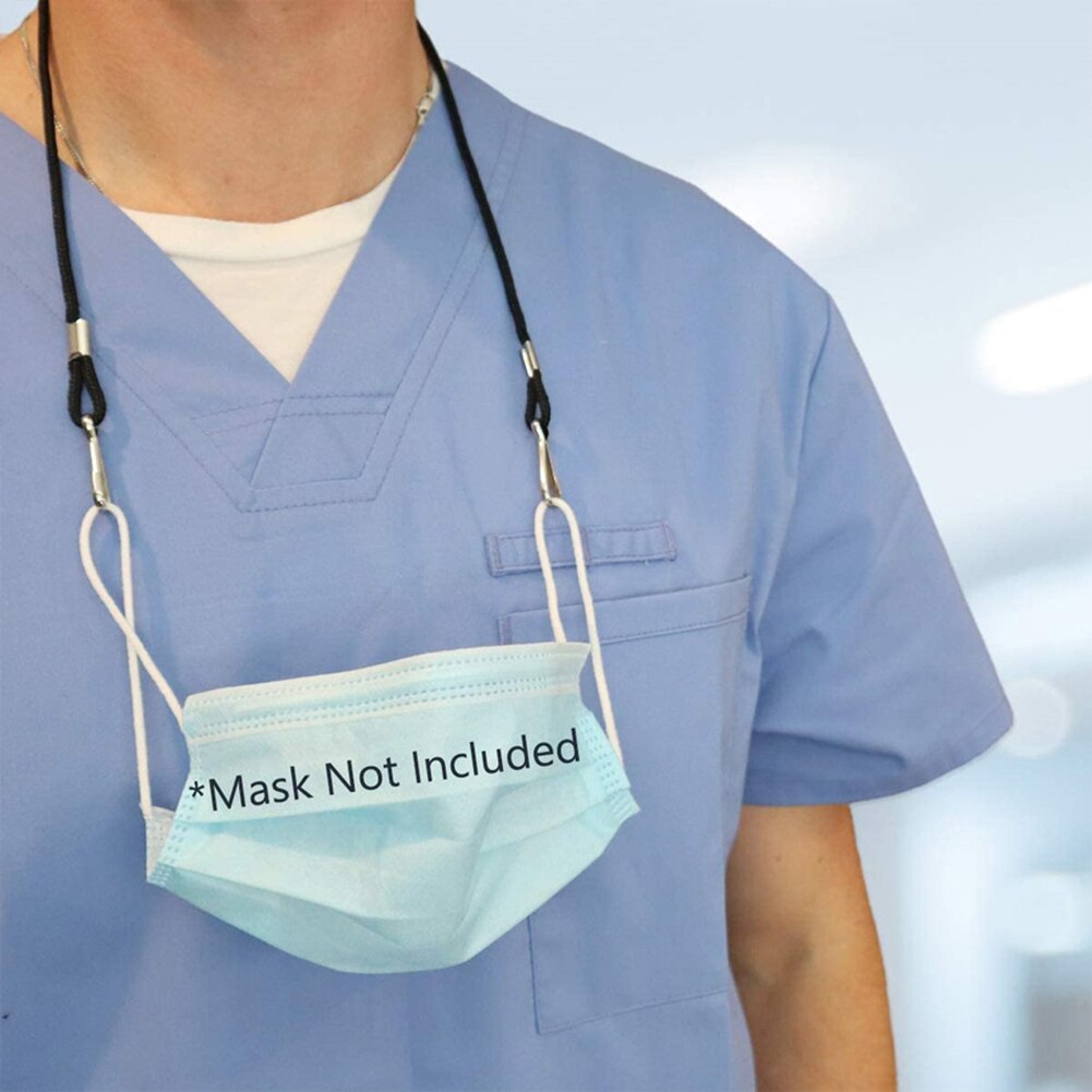 Extensión de Máscara ajustable cordón mascarilla para la cara soporte para oreja cuerda Anti-Pérdida Cordón de alivio de presión para El clíper colgar en la cuerda del cuello