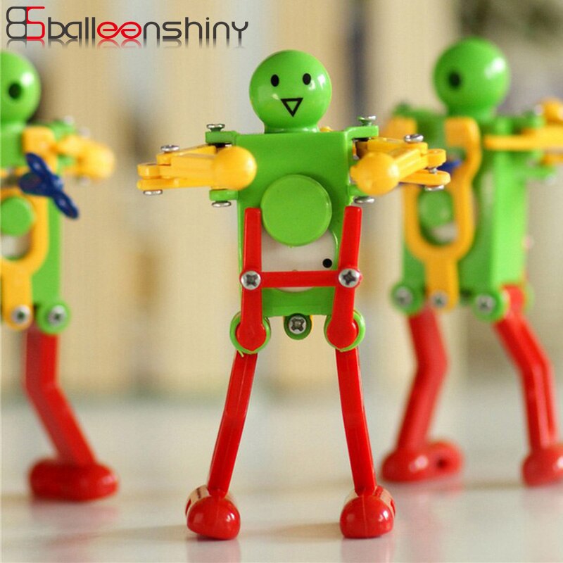 Balleenshiny 1 Pc Baby Dansen Robot Wind Up Speelgoed Kinderen Leuke Grappige Creatieve Mechanische Plastic Clockwork Danser Kinderen Speelgoed