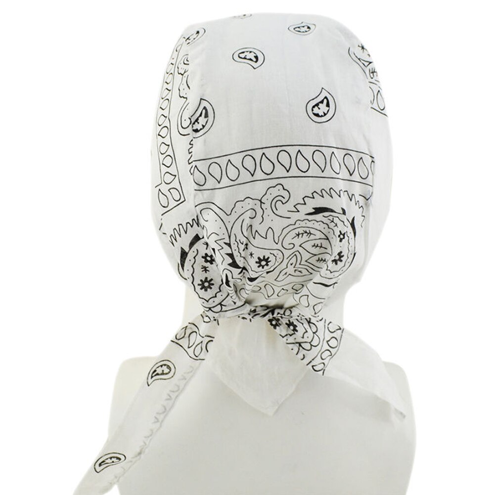 Sweatproof jazda na rowerze nosić Bandana zawinąć kobiety męska czaszka czapka Du szmata motocykl czapka kolarska Gorra Ciclismo #1120: biały