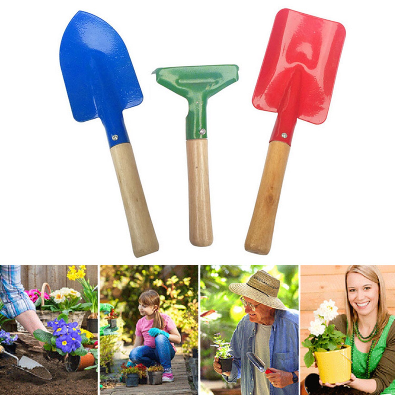 Set di attrezzi da giardinaggio per bambini per bambini con annaffiatoio pala finta di giocare strumento per bambini Mini forniture da giardino da spiaggia all&#39;aperto