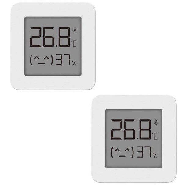 Xiaomi Mijia Bluetooth Thermometer 2 Wireless Smart Electric Digital Hygrometer Thermometer Work with Mijia APP: 2Pcs