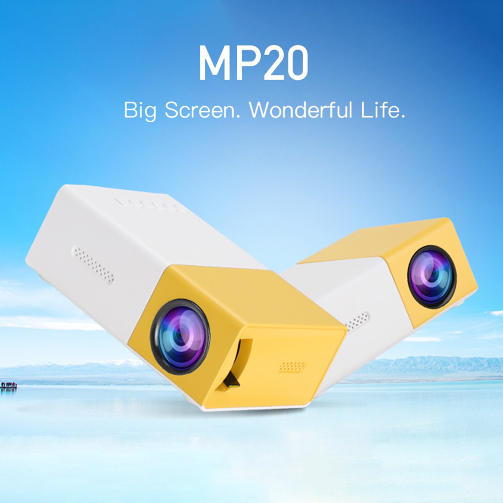 Mini Led Projector 1080P Draagbare Video Projector Met Speaker En Afstandsbediening Projector Voor Home Theater Film Entertainment