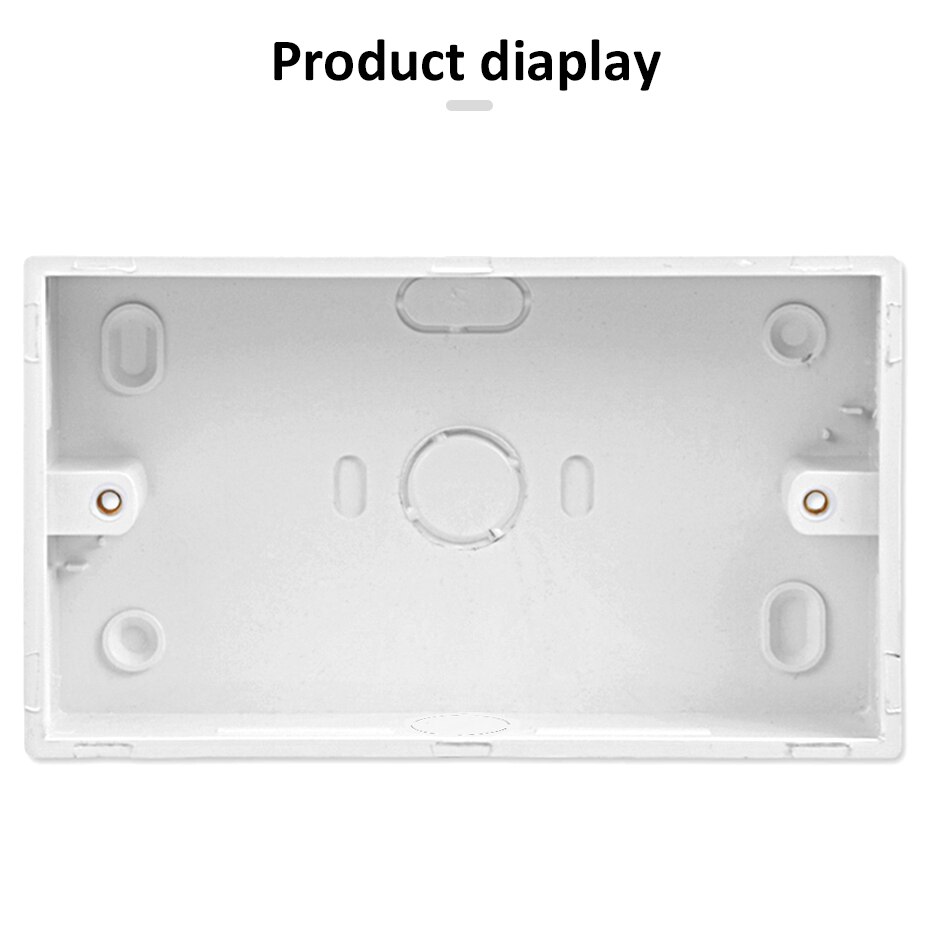 Wall Switch Socket Dark 146*86*32mm Standard Switch and Socket Switch Socket Base Switch Bottom Box Electrical Box Accessories