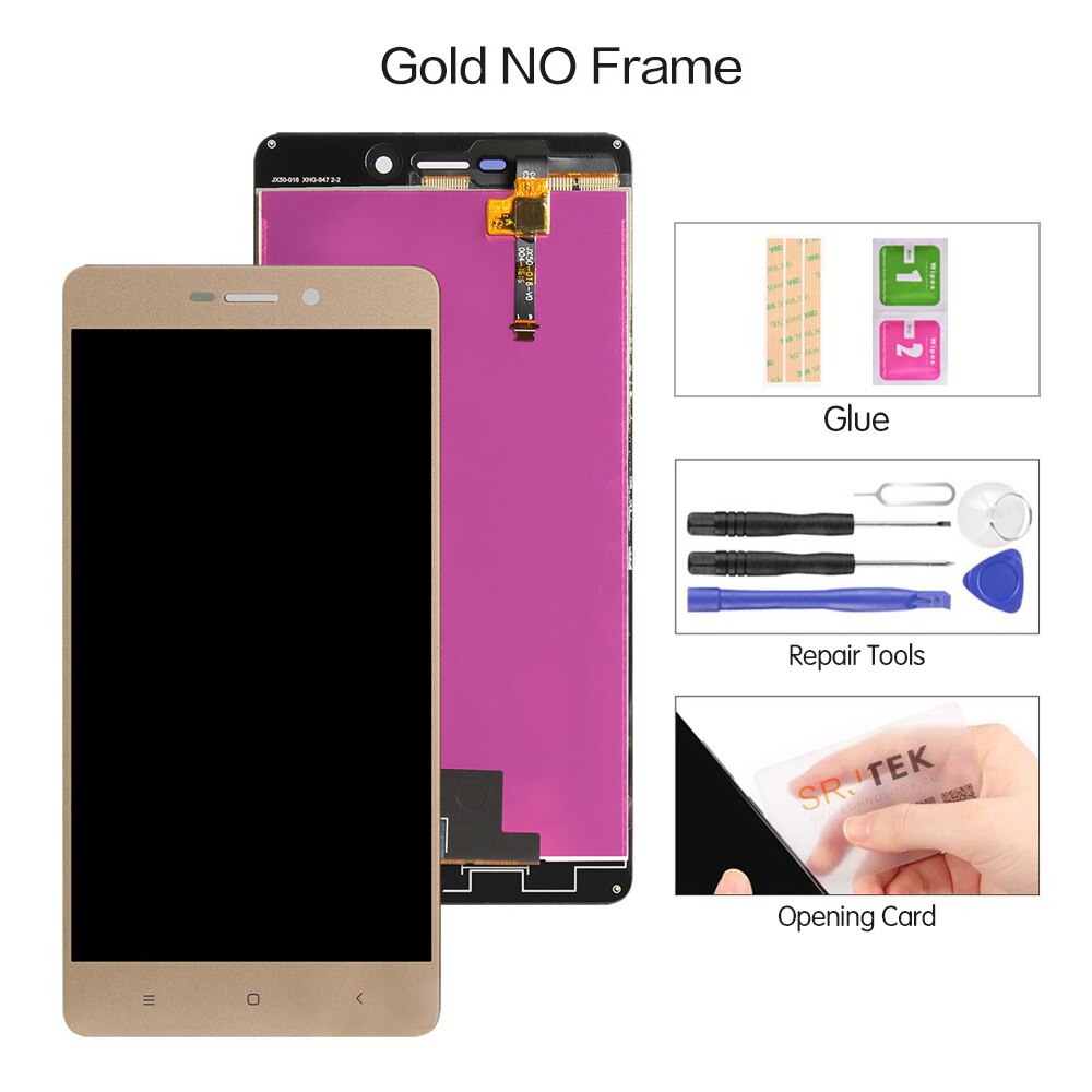 Original LCD For XIAOMI Redmi 3S LCD Display Touch Screen Frame Replacement For XIAOMI Redmi 3 LCD Display Redmi 3X 3 Pro S LCD: Golden no Frame