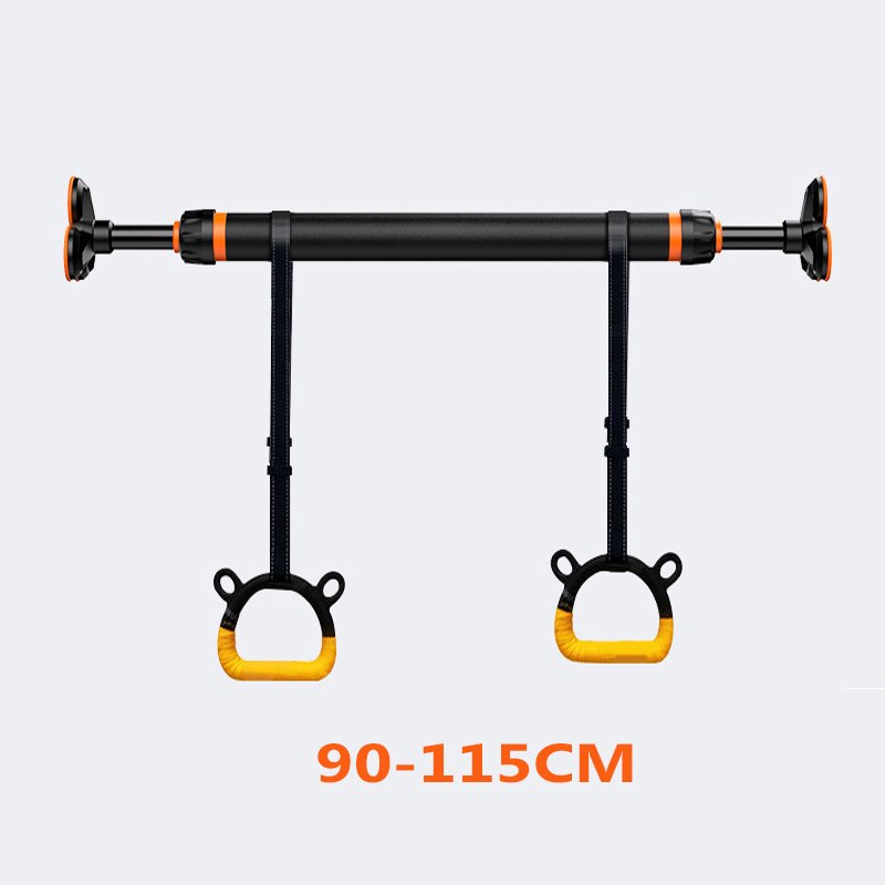 Indoor Wall-Mounted Inner Door Horizontal Bar 200KG Weight Bearing Exercise Gym Adjustable Stainless Steel Fitness Equipment: B2