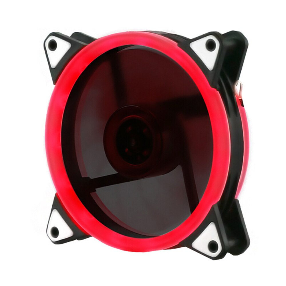 120mm PC Computer Case Fan Cooling Cooler 6PIN Adjustable RGB Led 12cm Mute Ventilador 5V DC ARGB Fans Adjust Speed Aura Sync: Red