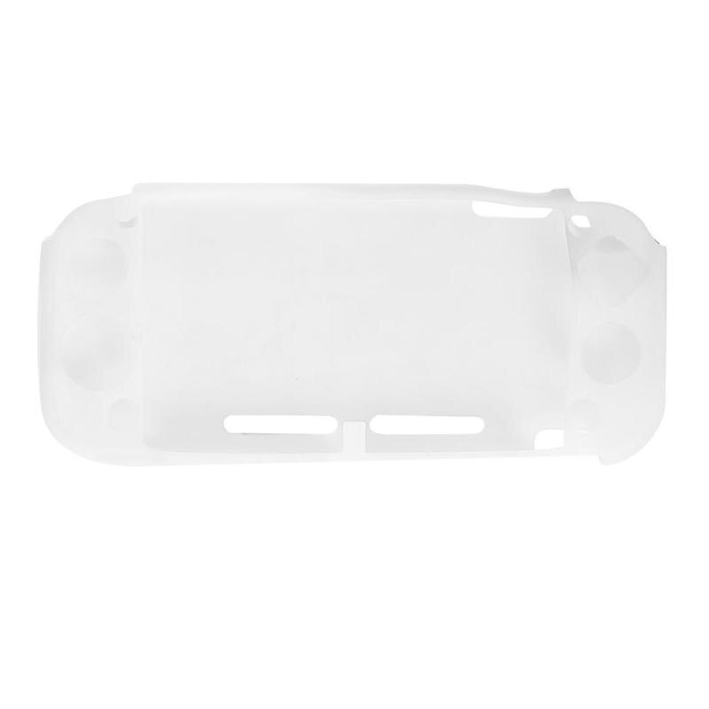 Soft Silicone Case Protective Cover for Nintendo Switch Lite Mini Console Controller Gaming Back Shell Protection Accessories: White
