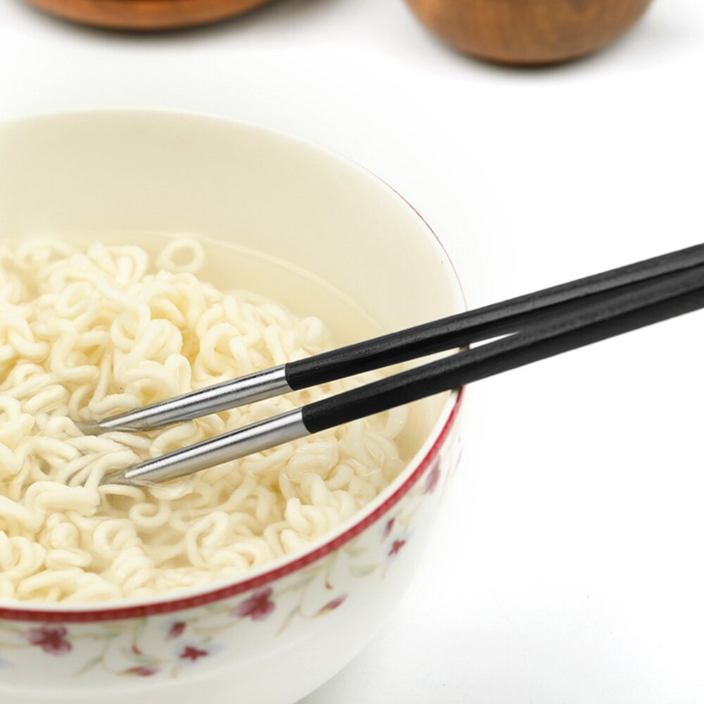Palillos chinos de titanio con fibra de carbono para exteriores vajilla exquisita antideslizante Palillo Chino palillos chinos reutilizables