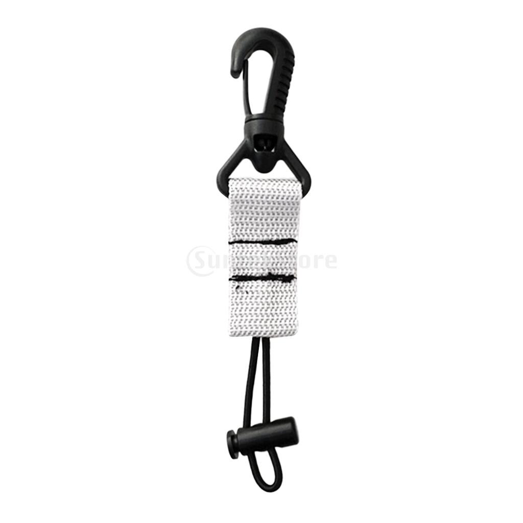 Universal mundstykke holder regulator blæksprutte holder klip lanyard dykning snorkel udstyr tilbehør tilbehør: Grå