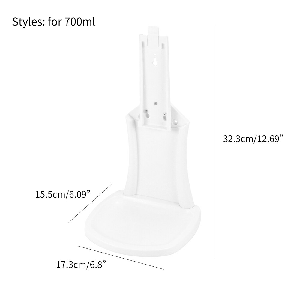 1000ml druppel wandzeepdispenser automatische vloeibare zeepdispenser/staande droogbak zeepdispenser accessoires