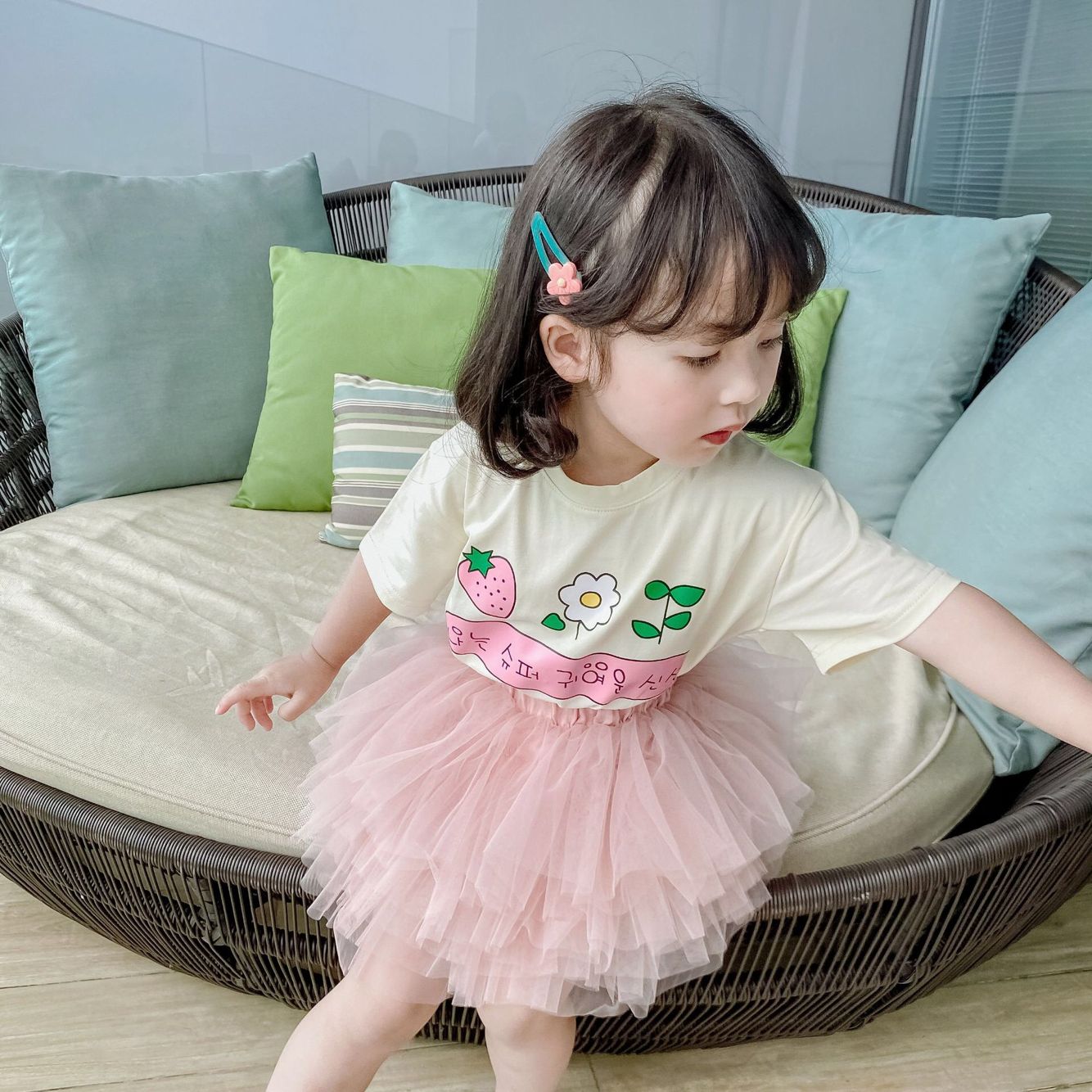 Baby Girls Princess Skirt Mesh Dance Costume Tutu skirt