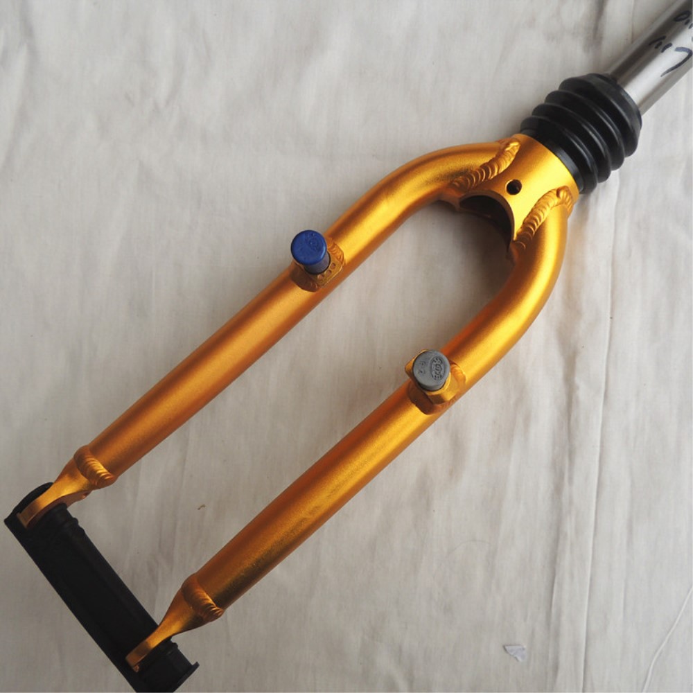 20-inch folding bike front fork 74mm open file aluminum shoulder shock absorber v brake front fork Taiwan original