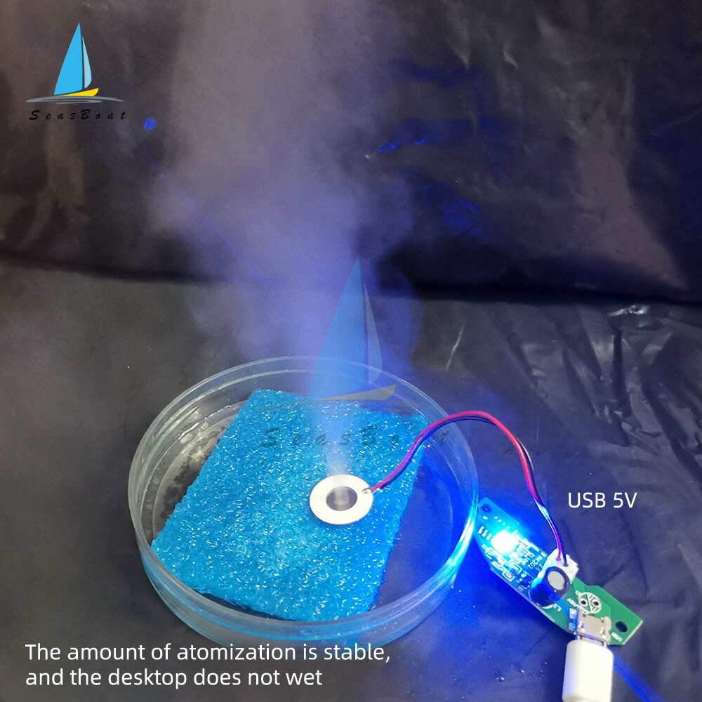 Brumisateur, plaque de Film d&#39;atomisation ultrasonique, disque en céramique, anneau, accessoires pour humidificateur, 16mm, 20mm, 25mm