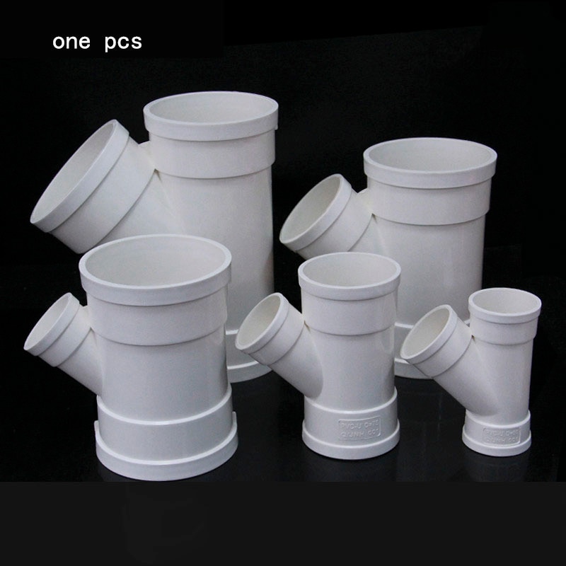 Pvc Buisleidingen Voor Buizen Vertakking Ventilatie Leidingen Pijp Te Tubing Fittings Thuis Depot Afval Buisleidingen Schuine Tee