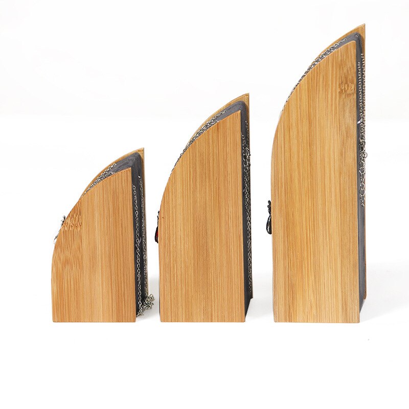 Bamboo Necklace Display Rack Storage Rack Pendant Display Organizer Jewelry Display Jewelry Storage Counter Display Stand