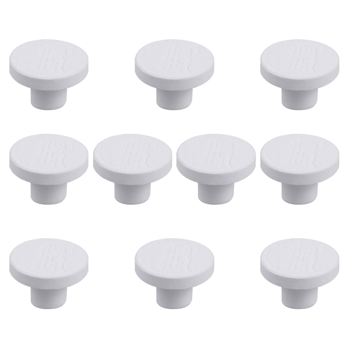 10Pcs Acrylic Aquarium Coral Rack Bracket Base Coral Frag Stand Fish Tank Supplies(White)