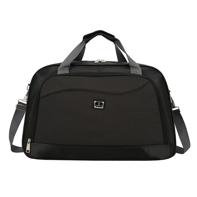 Wasserdichte reisetasche, business-tasche mit großem fassungsvermögen, wochenend-reisetasche, multifunktionale wochenend-sporttasche, tragbares gepäck, handtasche: Schwarz