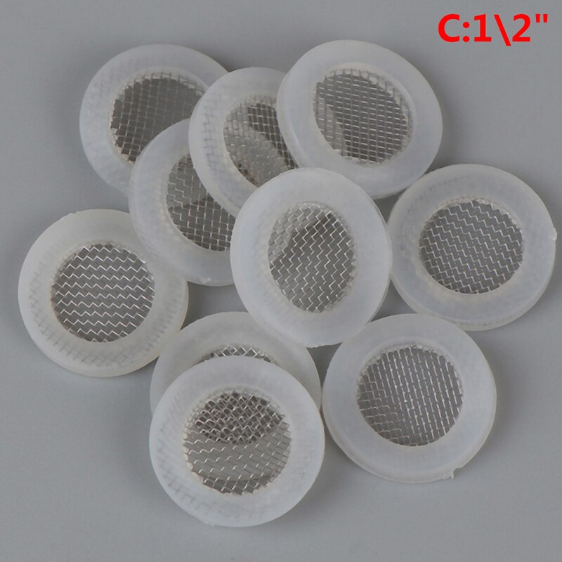 10 Pcs 1/2 "3/4" 1 "Rubber Silicon Ptfe Platte Pakking Afdichting Ring Voor Douchekop Tuinslang balg Buis Washer Ring