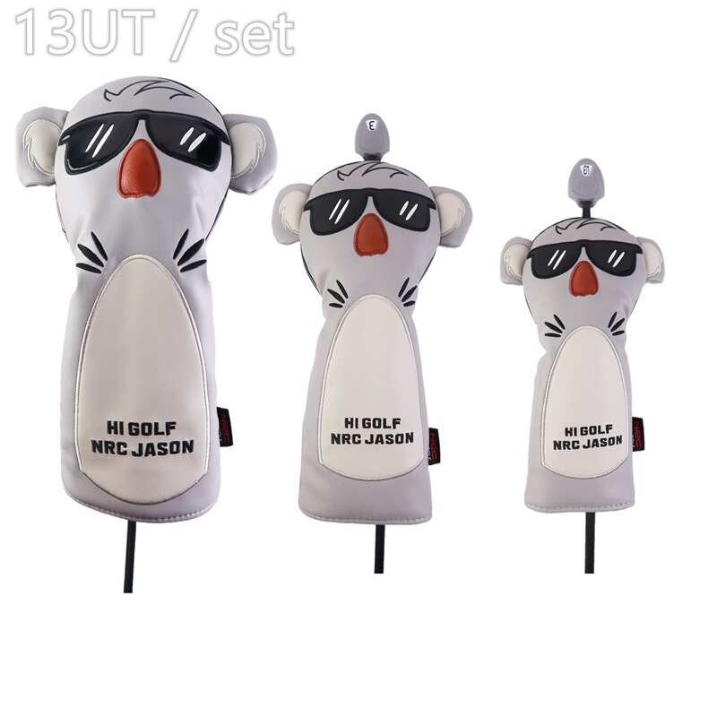 Golf Clubs For #1 Driver #3 #5 Fairway Woods Hybrid 460cc Koala Cartoon Animal Lovely: 13UT