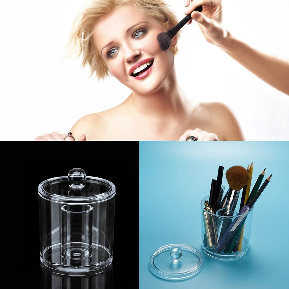 Transparante Make-Up Cosmetische Storage Box Case Houder Borstel Pen Organizer