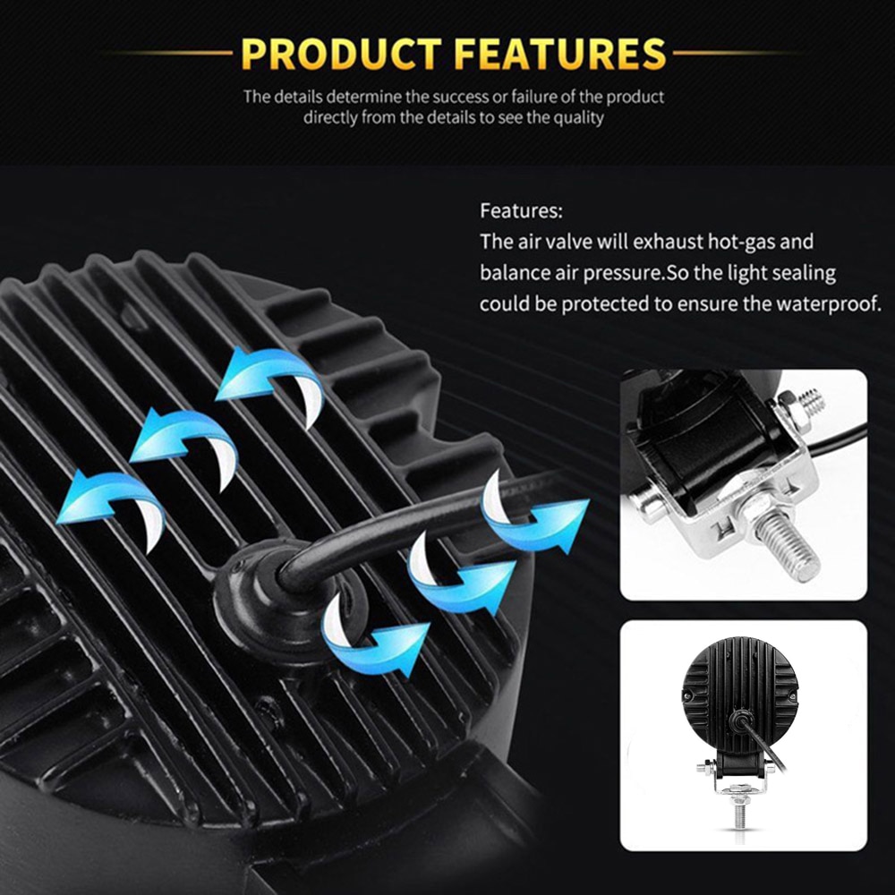 Anmingpu 2x 3 " 20w led enkeli silmät työvalopalkki maastoon 12v 24v kohdevalopalkki yövalopalkki kuorma-autoon 4 x 4 veneeseen mönkijään autoon sumuvalo
