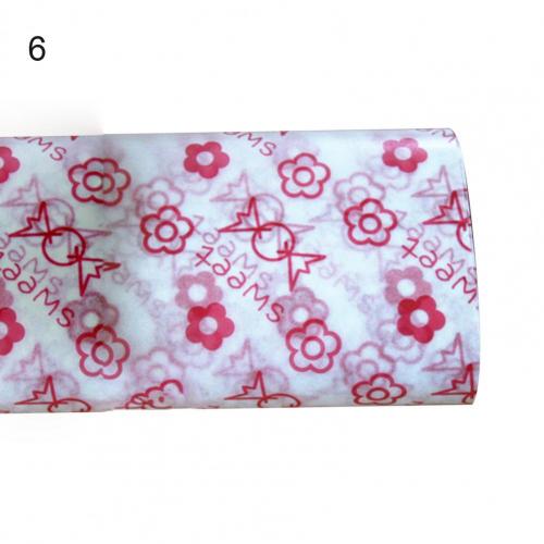 50Pcs Beautiful Hamburger Food Wrapping Tissue Paper Baking Paper Multi Patterns Delicate: 6