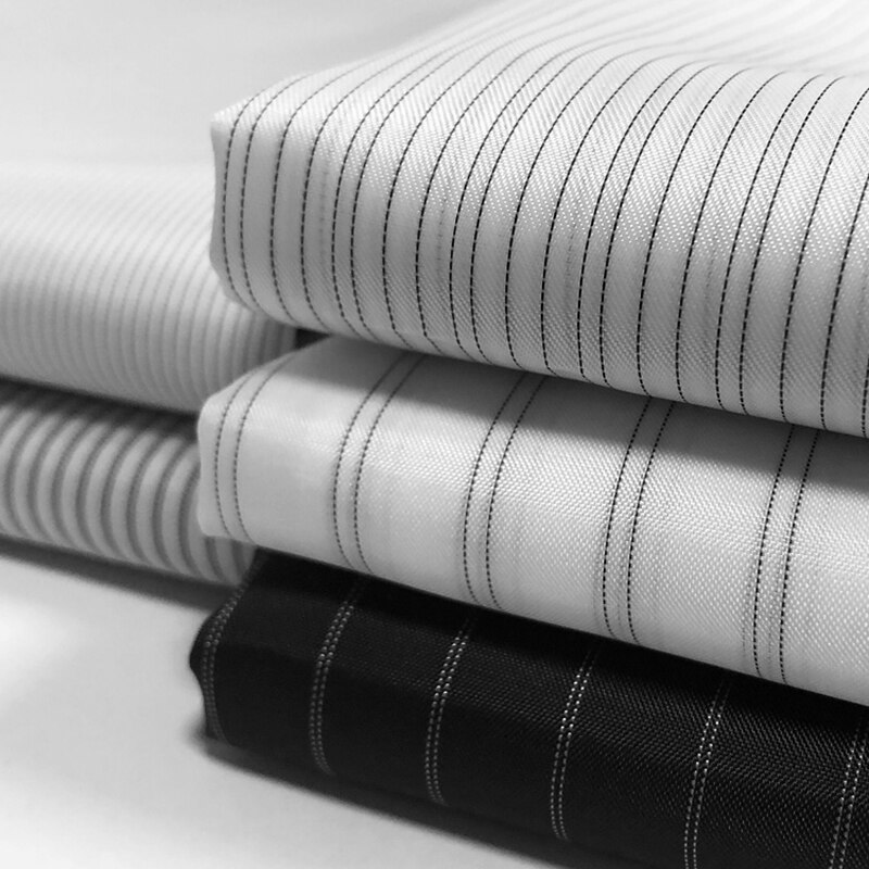 1 m *1.5 Yarn-Dyed Polyester Taffeta Stripe Suit Jacket Inside The Fabric Bags Lining Fabric