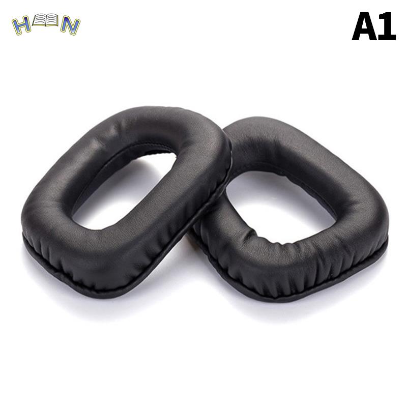 Almohadillas para los oídos para Logitech G35, G430, G432, G332, G930, F450, 2 piezas: Olive