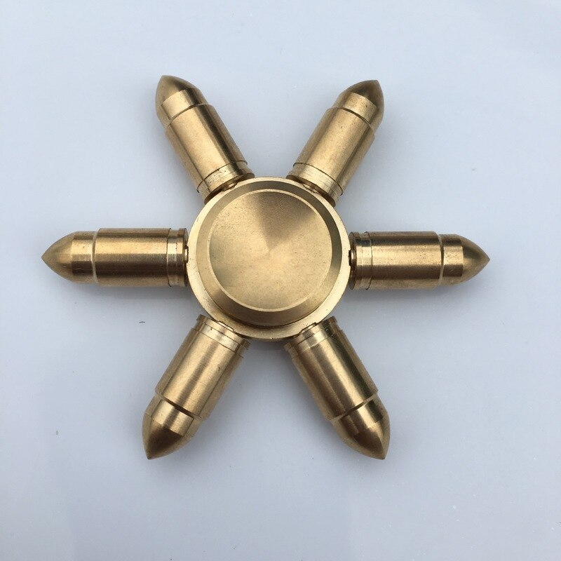 Bearing Zilver Hand Spinner Copper Metal Finger Fidget SpinnerAnti-Anxiety Stress Relief Focus Finger Toy Boy