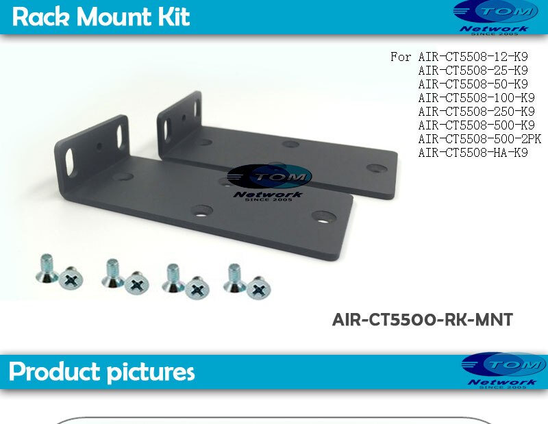 19 "Een Oor Rack Mount Kits AIR-CT5500-RK-MNT Voor AIR-CT5508 Draadloze Lan Controllers