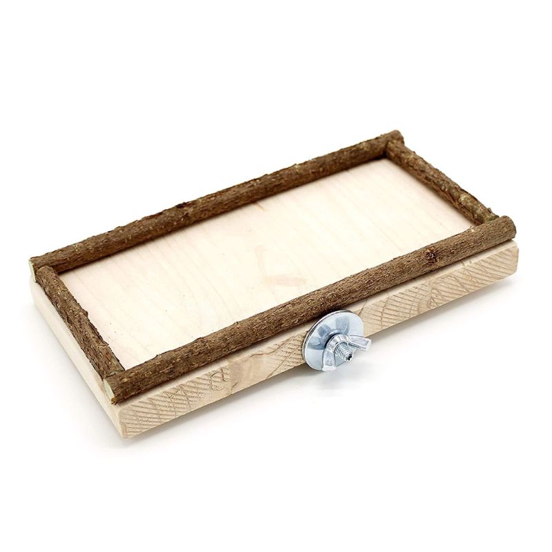 Hamster speelgoed wip rat schommel tuig papegaai houten ladder springplank: Ik