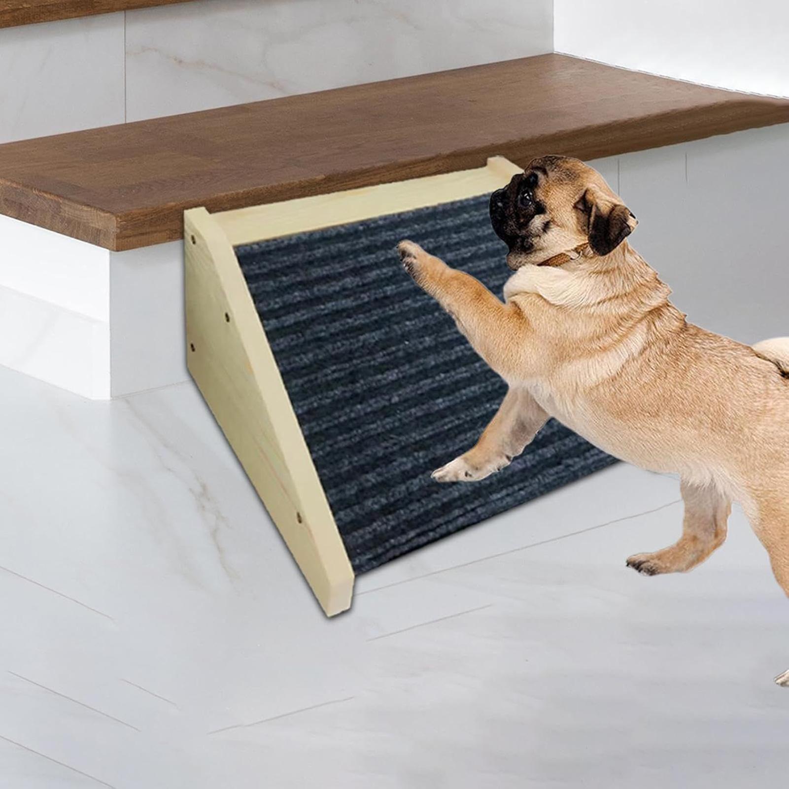 Rampe per cani Rampa per animali domestici in legno per salire nel letto, collega perfettamente i gradini di sicurezza dei gatti degli animali domestici per interni