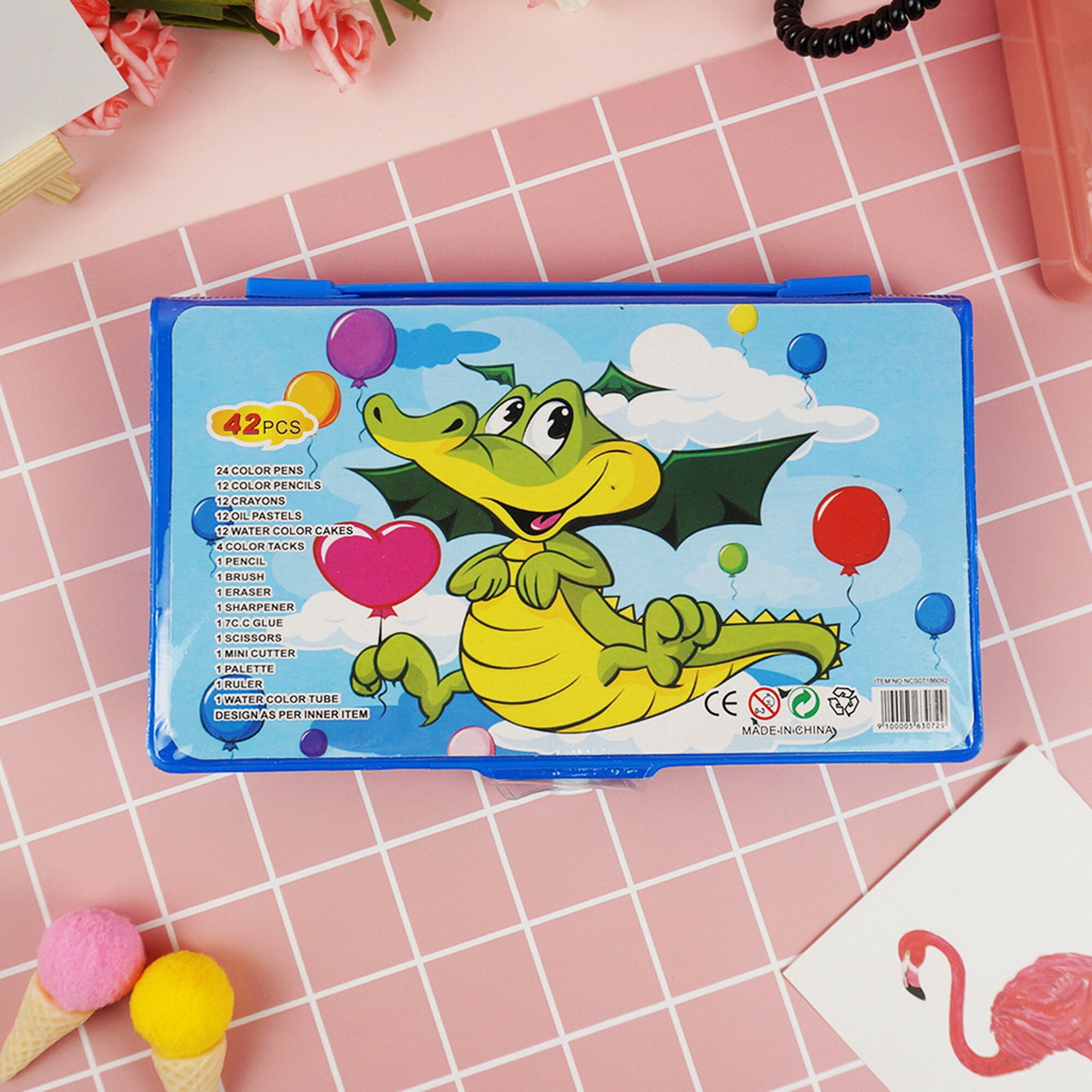 42pc Children's Stationery Set Primary School Painting School Supplies